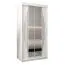 Schiebetürenschrank / Kleiderschrank mit Spiegel Tomlis 01A, Farbe: Weiß matt - Abmessungen: 200 x 100 x 62 cm (H x B x T)