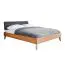 Doppelbett Timaru 03 Kernbuche massiv geölt - Liegefläche: 200 x 200 cm (B x L)