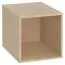 Große Box | Farbe: Eiche | Universelles Accessoire | Maße: 31,5 x 40,5 x 31,5 cm | für TV-Unterschränke oder Wandregal