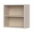 Hängeschrank mit zwei Fächer Neiafu 130, Farbe: Kaschmir, ein Holzeinlegeboden, Soft-Close-Funktion, Maße: 57 x 60 x 29 cm, hochwertige Verarbeitung