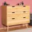 Kommode Eiche massiv natur Aurornis 32 - Abmessungen: 84 x 96 x 40 cm (H x B x T)