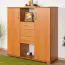 Kommode Kebumen 10, Farbe: Erle - Abmessungen: 110 x 110 x 38 cm (H x B x T)