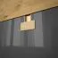 Jugendzimmer - Schrank Garian 06, Farbe: Eiche / Grau, Abmessungen: 191 x 40 x 40 cm (H x B x T)