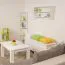 Couchtisch Kiefer massiv Vollholz weiß lackiert Junco 484 – Abmessung 90 x 60 x 50 cm (B x T x H)