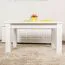 Couchtisch Kiefer massiv Vollholz weiß lackiert Junco 484 – Abmessung 90 x 60 x 50 cm (B x T x H)