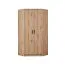 Schlafzimmer - Set | Eckkleiderschrank - Set N Fafe | 3-teilig | Farbe: Eiche Artisan / Schwarz | Soft-Close-System | Kommode | Schrank