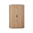 Eckkleiderschrank - Set B Fafe | 3-teilig | Farbe: Eiche Artisan / Schwarz | viel Stauraum | Soft-Close-Funktion | Kleiderschrank | 6 Schubladen