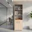 Schrank Garut 24, Farbe: Sonoma Eiche - Abmessungen: 194 x 60 x 40 cm (H x B x T)