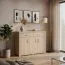 Kommode Lorengau 23, Farbe: Sonoma Eiche - Abmessungen: 109 x 138 x 40 cm (H x B x T)
