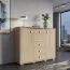 Kommode Rabaul 07, Farbe: Sonoma Eiche - Abmessungen: 100 x 130 x 40 cm (H x B x T)