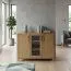Kommode Alotau 04, Farbe: Eiche - Abmessungen: 93 x 120 x 40 cm (H x B x T)