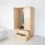 Massivholz Schrank 60 tief