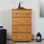 Kommode Kiefer massiv Vollholz Erlefarben Junco 145 - Abmessung 100 x 60 x 42 cm (H x B x T)
