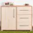 Kommode Curug 08, Farbe: Eiche / Buche hell - Abmessungen: 74 x 90 x 44 cm (H x B x T)