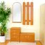 Garderobe Paseh 13, Farbe: Erle - Abmessungen: 200 x 125 x 38 cm (H x B x T)