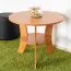 Couchtisch Grogol 16, Farbe: Erle - Abmessungen: 68 x 68 x 58 cm (B x T x H)