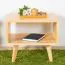 Nachtkommode Kiefer massiv natur Aurornis 47 - Abmessungen: 44 x 50 x 40 cm (H x B x T)