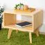 Nachtkommode Kiefer massiv natur Aurornis 47 - Abmessungen: 44 x 50 x 40 cm (H x B x T)