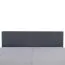 Boxspringbett Damboa 42, Dunkelgrau / Hellgrau, Liegefläche 160 x 200 cm, gepolstertes Kopfteil, großer Stauraum, Bonellfederung