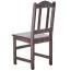 Stuhl Kiefer massiv Vollholz Nussfarben Junco 247 - Abmessungen: 95 x 44 x 46 cm (H x B x T)
