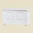 Truhe Kiefer massiv Vollholz Weiß 181 – Abmessung 50 x 87 x 46 cm (H x B x T)