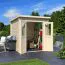Holz-Gartenhaus 1,98 x 2,08 Meter (inkl. Dach) | Naturbelassen | Pultdach Abbildung