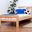 Kinderbett 90 x 190 cm | Massivholz: Buche | Natur Abbildung