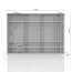 322 cm breiter Kleiderschrank mit 7 Türen | Farbe: Weiß Abbildung