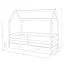 Kinderbett 80 x 160 cm | Massivholz: Kiefer | Natur Lackiert Abbildung