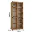 Schiebetürenschrank Mina in weiß  mit Spiegel, viel Stauraum, auch für Wohnzimmer geeignet, Anti Staubbürsten, robust, Einlegeböden, 235,2 x 110 x 60 cm