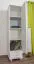 Schrank Kiefer Vollholz massiv weiß lackiert 002 - Abmessung 190 x 47 x 60 cm (H x B x T)