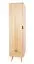 Schrank Kiefer massiv natur Aurornis 02 - Abmessungen: 200 x 50 x 60 cm (H x B x T)