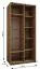 Schiebetürenschrank / Kleiderschrank | 2 Schiebetüren | 6 Fächer | 2 Kleiderstangen | Soft-Close | 6 Einlegeböden | Farbe: Weiß | Soft-Close | ABS Kanten