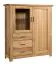Robustes Esszimmer Komplett - Set B Floresta, 4-teilig, mit lebendig wirkender Maserung, Natur Eiche teilmassiv, geölt / gewachst, modernes und einfaches Design