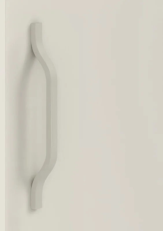 Metallgriffe für Schrankaufsatz für Kleiderschrank Edegem 02 | Farbe: Kaschmir