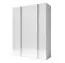 Drehtürenschrank / Kleiderschrank Thiva 01, Farbe: Weiß / Weiß Hochglanz - Abmessungen: 237 x 181 x 59 cm (H x B x T)