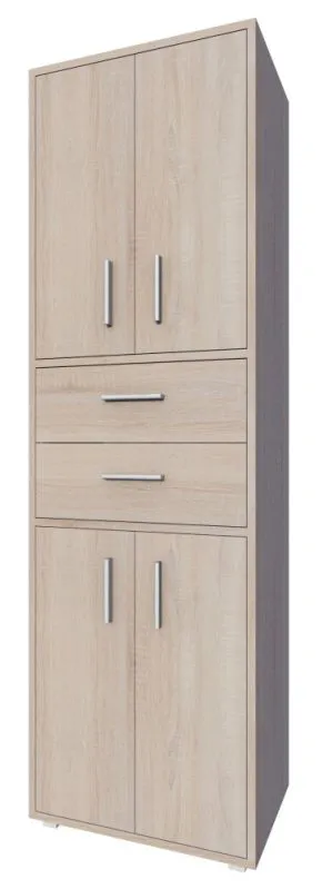 Schrank Garut 31, Farbe: Sonoma Eiche - Abmessungen: 194 x 60 x 40 cm (H x B x T)