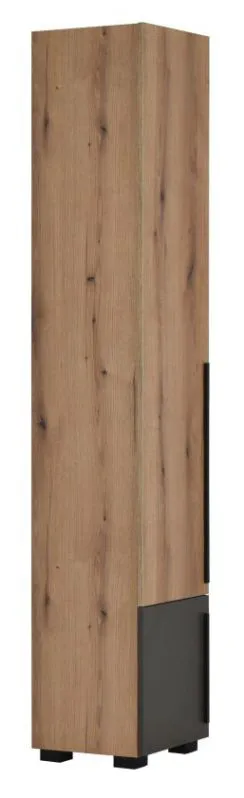 40 cm breiter Kleiderschrank mit 2 Türen | Farbe: Eiche Abbildung