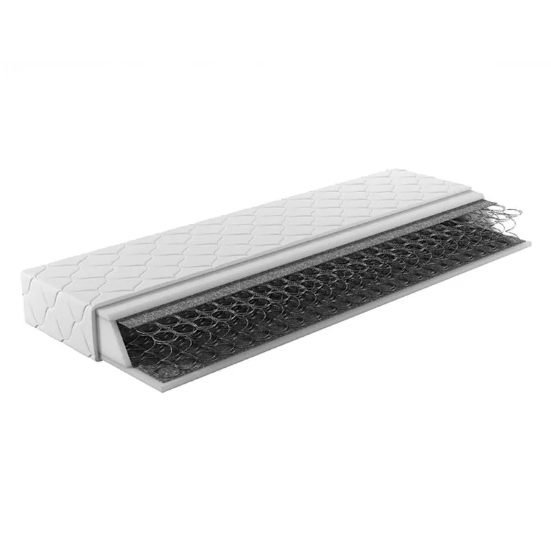 Matratze | Traumfeder 01  | 90 x 200 cm | Weiß | Bonell Federkern | Einfarbig | hoher Schlafkomfort | mittelfeste Matratze | Traumfeder 01  | Höhe ca. 16 cm