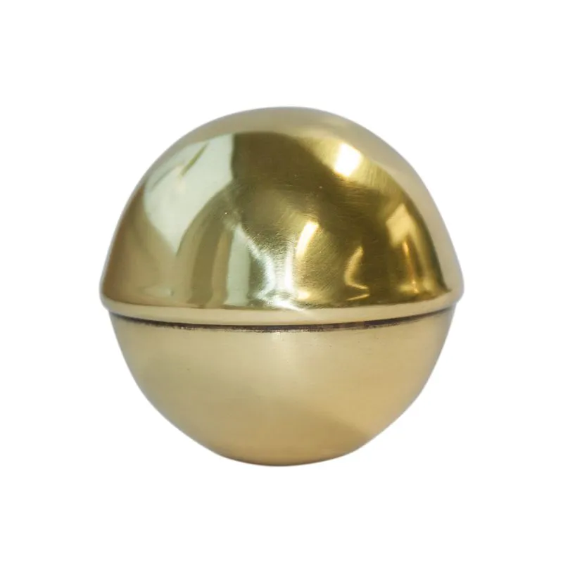Messingkugel für Abdeckkappe passend für Alegre Classico | rund | Farbe: Gold | Durchmesser: 8 cm