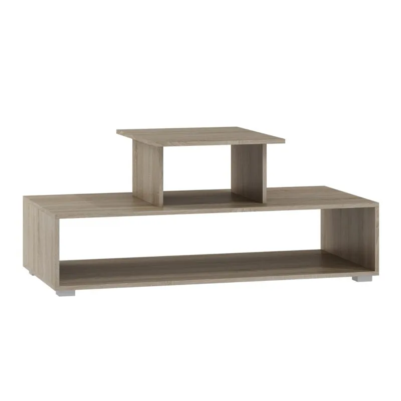 TV-Unterschrank Kundiawa 19, Farbe: Sonoma Eiche hell - Abmessungen: 55 x 125 x 60 cm (H x B x T)