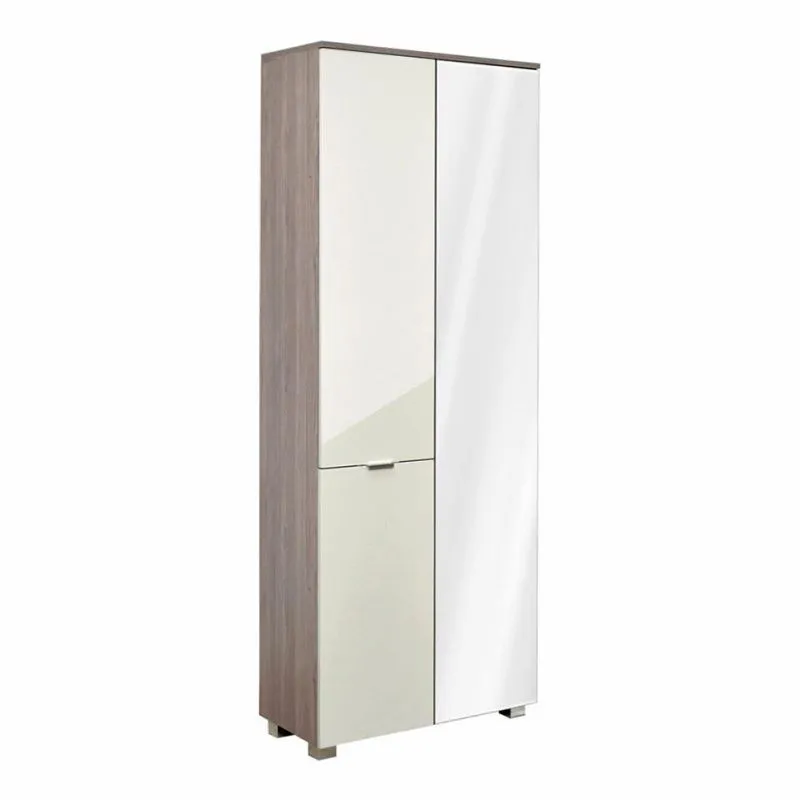80 cm breiter Kleiderschrank mit 2 Türen | Farbe: Eiche Abbildung