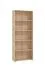 Regal Knide 12, Farbe: Eiche Sonoma, fünf Fächer, ABS-Kanten, für Wohnzimmer, Maße: 176,5 x 70 x 24,5 cm, funktional und praktisch