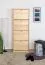 Schuhschrank Holz natur