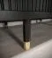 Eleganter Schiebetüreschrank Jotunheimen 166, Farbe: Schwarz - Abmessungen: 208 x 200,5 x 62 cm (H x B x T)