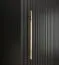 Eleganter Schiebetürenschrank mit genügend Stauraum Jotunheimen 106, Farbe: Schwarz - Abmessungen: 208 x 200,5 x 62 cm (H x B x T)