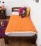 Bettrahmen für Kinder / Kinderbett 90 x 200 cm | Massivholz: Kiefer | Nuss Lackiert | inkl. Rollrost Abbildung