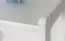 Regal Kiefer massiv Vollholz weiß lackiert Junco 57B - 86 x 70 x 30 cm (H x B x T)