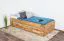 Einzelbett / Stapelbett Wooden Nature 424, Eiche massiv Natur geölt - 90 x 200 cm (B x L)