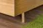 Doppelbett Eiche massiv natur Aurornis 80 - Liegefläche: 160 x 200 cm (B x L)